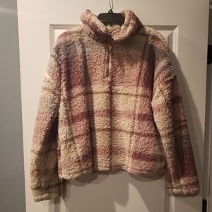 Plaid Sweater/Zip Up